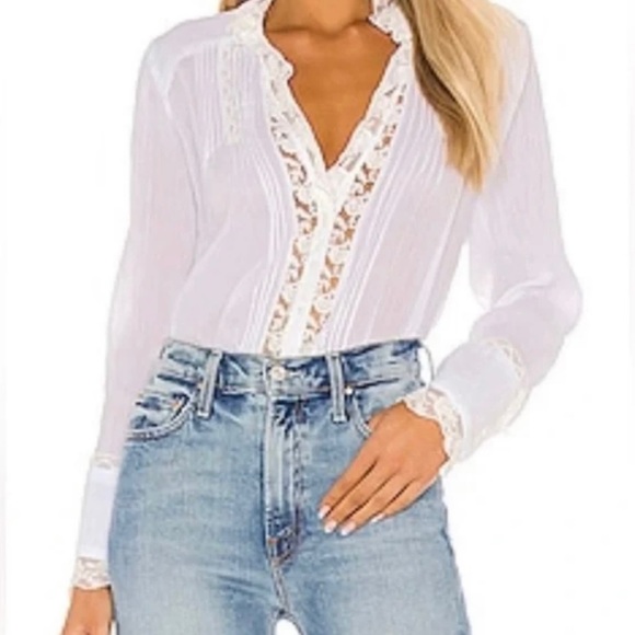 Free People Clemence button down blouse - Picture 3 of 6